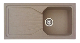 Anfra Zlewozmywak Granitowy ZGR-12 1-komorowy z ociekaczem prostokątny 83x42 cm