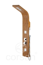 Panel prysznicowy B-022 BOA mieszacz drewno bambusowe Corsan 140x210 cm - DARMOWA DOSTAWA